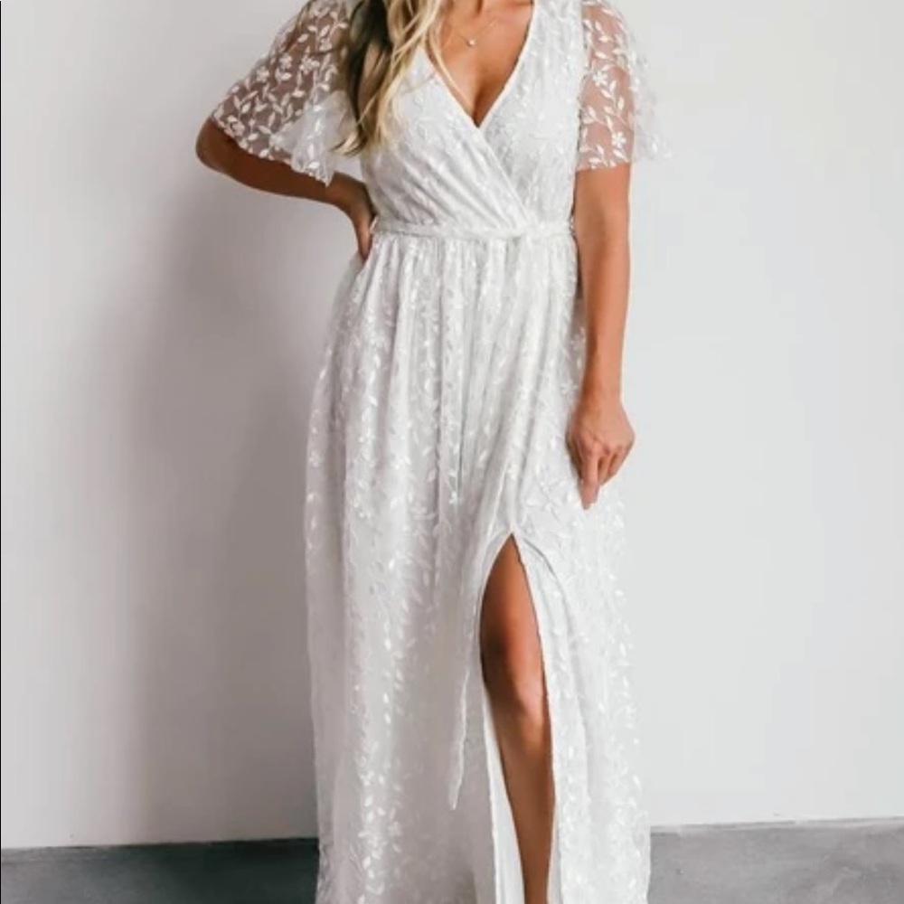 Baltic Born Marseille Embossed Maxi Dress